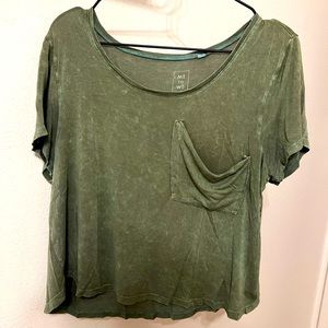 Me to We distressed, slouchy t shirt. size S